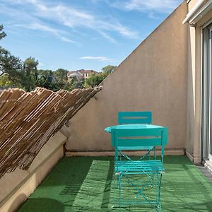 Studio terrasse Montpellier - Parking privé - Proche ligne 1