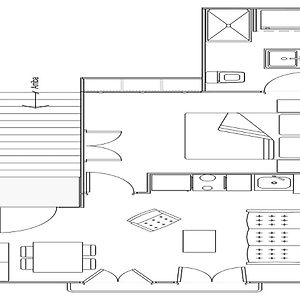 Appartement à 1 Chambre à Coucher