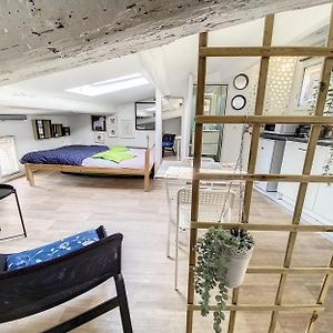 Petit St Louis Studio mansardé atypique climatisé