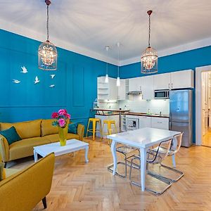 Colorful Wenceslas square apartment