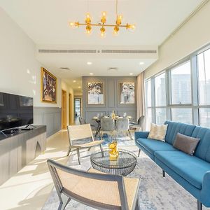 Nouveau Art Deco 3Br With Burj & Canal Views