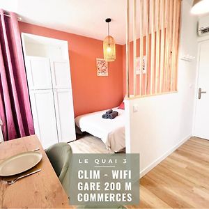 LE QUAI 3 - Studio neuf LUMINEUX CALME - CLIM - WiFi - Gare à 200m