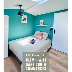 LE QUAI 6 - Studio neuf CALME LUMINEUX - CLIM - WiFi - Gare à 200m