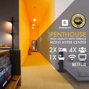 Luxury Penthouse & Terrace - Mons City Center