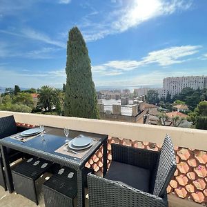 Nice Renting - Luxurious Sea View Terrasse - King Bed - Parking
