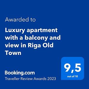 Luxury Apartment With A Balcony And View In Riga Old Town
