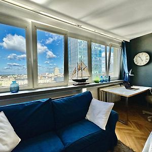 Super Apartament White Warszawa 2X Metro Scisle Centrum Wifi 300 Mbs New