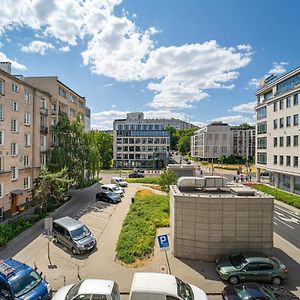Powisle Business Apartments - Balcony, Workspace - By Rentujemy