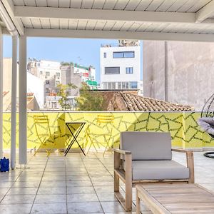 Chic Rooftop Studio W/ Terrace - Near Acropolis