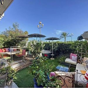 Promenade Des Anglais Center Sea And Beach Front Design Flat With Private Garden