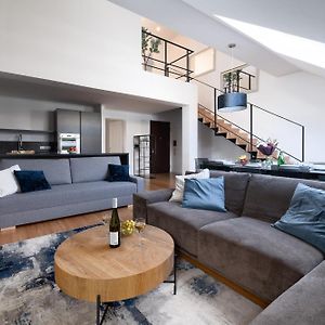 Two-Level Apart With A Terrace Near The Vltava River