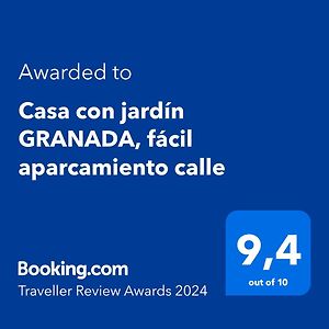 Casa En Granada Con Hermoso Jardin, Parking Calle