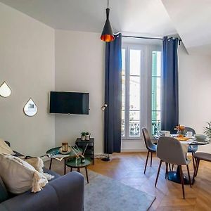 Elegant T2 Renove 4 Pers, Centre Nice, Climatise