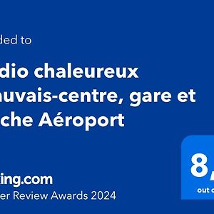 Studio chaleureux Beauvais-centre, gare et proche Aéroport