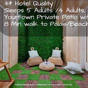 Beach Hut * Green Oasis With Private Patio 10 Min To Palais & Beaches * Pet Friendly