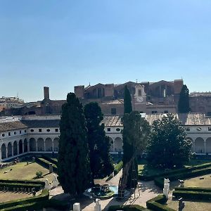 Camera X2 Con Splendida Vista Sulle Terme Di Diocleziano E Sul Chiostro Di Michelangelo
