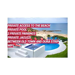 Beachfront Villa de la Plage private pool&jacuzzi, private path beach