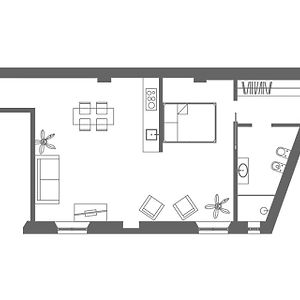 Appartement à 1 Chambre à Coucher
