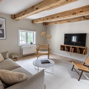 City Apartment With Exposed Ceiling Beams