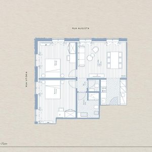 Appartement à 2 Chambres à Coucher