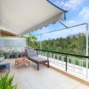 Central Pagrati Apartment With Park View Balcony - Opp Pangrati Grove