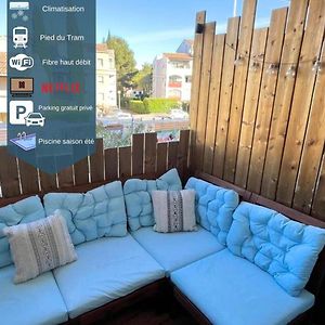 Joli T2/ Tram/ Clim/ Parking/ Wifi/ Piscine