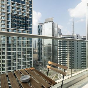 Aliving Stylish Studio At Damac Prive With Balcony And Partial Burj Khalifa View-1315