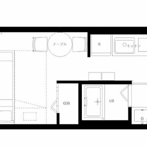 Appartement à 1 Chambre à Coucher