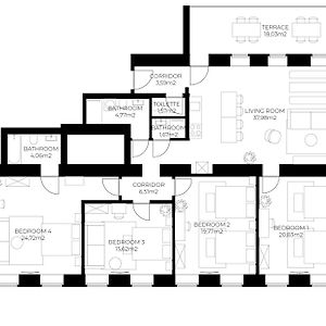 Appartement avec Accès aux Personnes Handicapées