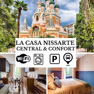 La Casa Nissarte - Centre Ville Pres Gare - Wifi -Parking , Confort Et Cosy