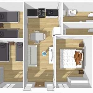 Appartement à 3 Chambres à Coucher