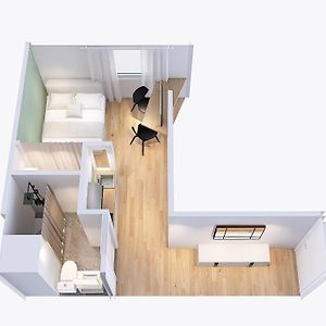 Appartement à 1 Chambre à Coucher