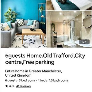 6 Guests House Old Trafford,Media City,City Centre, Free Parking
