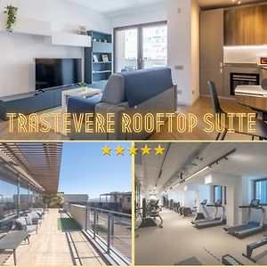 Aurealiving - Trastevere Suite With Rooftop & Gym, Your Place In Rome