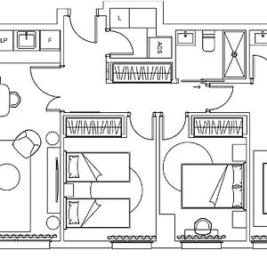 Appartement de Luxe à 3 Chambres à Coucher