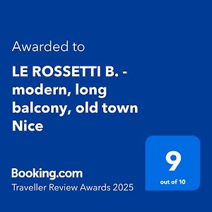 Le Rossetti B. - Modern, Long Balcony, Old Town Nice