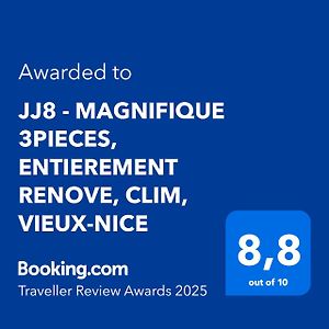 Jj8 - Magnifique 3Pieces, Entierement Renove, Clim, Vieux-Nice