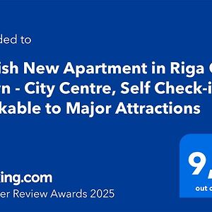 Stylish New Apartment In Riga Old Town - City Centre, Self Check-In, Walkable To Major Attractions