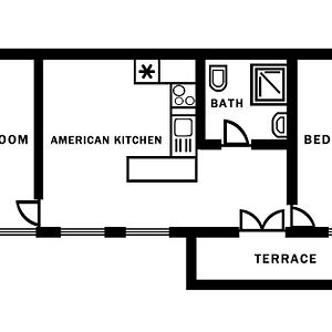 Appartement de Luxe à 2 Chambres à Coucher
