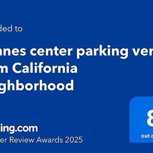 Cannes Center Parking Very Calm California Neighborhood