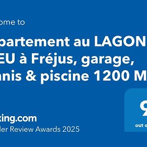appartement au LAGON BLEU à Fréjus, garage, tennis&piscine 1200 M2