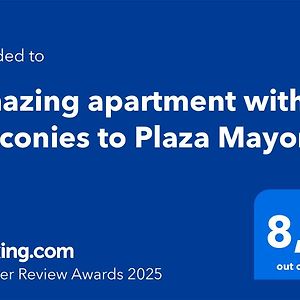 Amazing Apartment With Balconies To Plaza Mayor