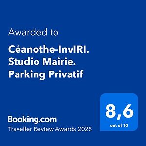Céanothe-InvIRI. Studio Mairie. Parking Privatif