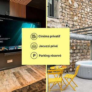 Chill Haven - Jacuzzi & Cinema - Queen Size - Parking - Terrasse