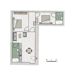 Appartement à 2 Chambres à Coucher