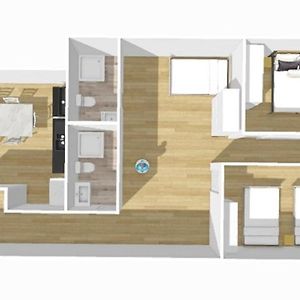 Appartement à 2 Chambres à Coucher