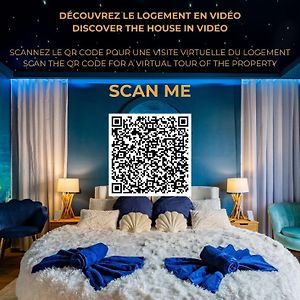 Lit Rond Tres Grand Et Confortable - Garage Possible Ou Parking Gratuit Rue - Gare 2 Min Et Ville 4 Min En Tram - Ciel Etoile - Netflix Videoprojecteur - Luxe Et Evasion