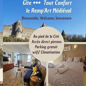 Cite Medievale- Le Remp'Art - Tout Confort - Acces Direct Pietons - Parking Gratuit