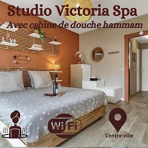 Studio Victoria Spa, Au Coeur Du Centre-Ville Cabine Hammam -Wifi -Grand Lit Double Queen Size 160X200Cm