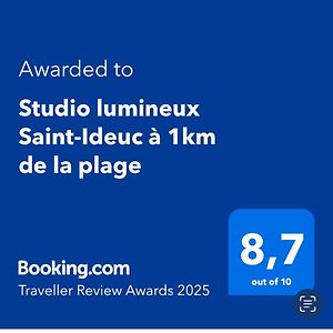 Studio lumineux Saint-Ideuc à 1km de la plage